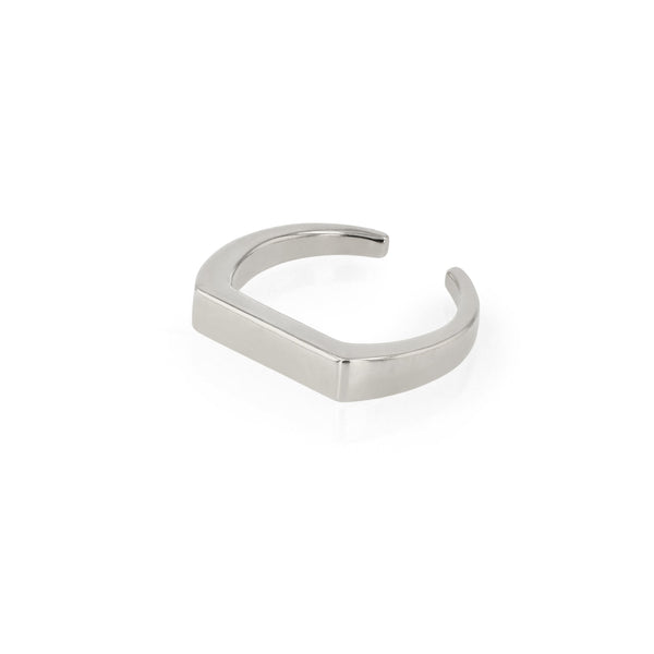 Ingot Ear Cuff Unisex Silver | Sarah & Sebastian