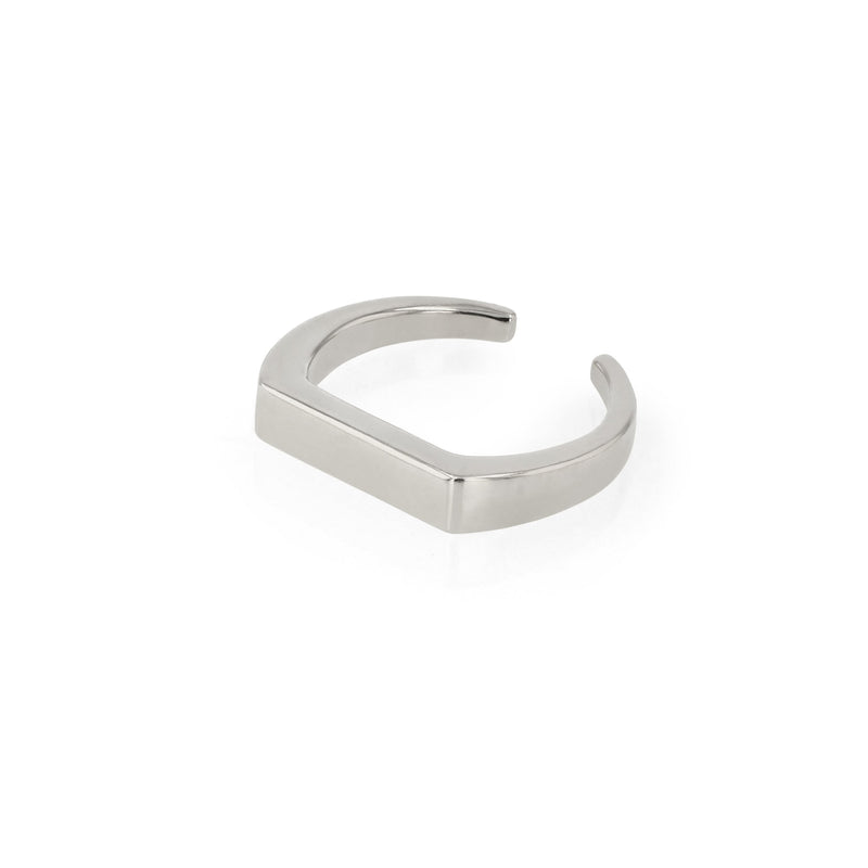 Ingot Ear Cuff Unisex Silver | Sarah & Sebastian