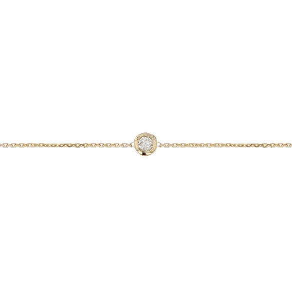 Lunette Diamond Bracelet Gold | Sarah & Sebastian