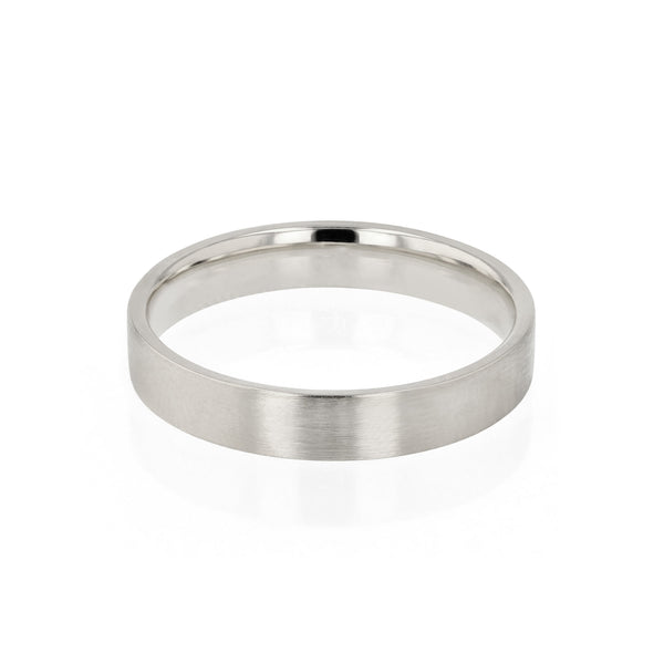 Mens Wedding Band | Level I Brushed