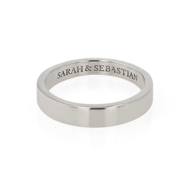 Mill Ring Unisex Silver | Sarah & Sebastian