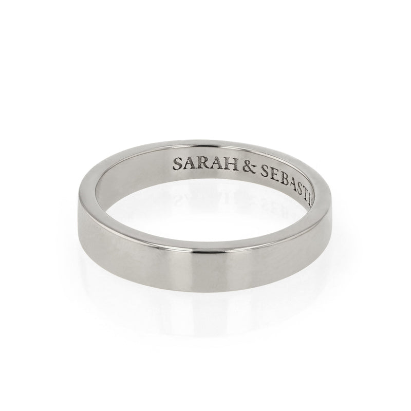 Mill Ring Unisex Silver | Sarah & Sebastian