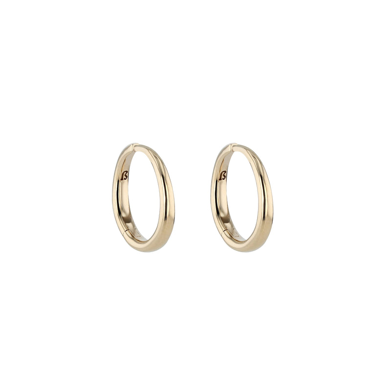 Molten Hoops Unisex Gold | Sarah & Sebastian