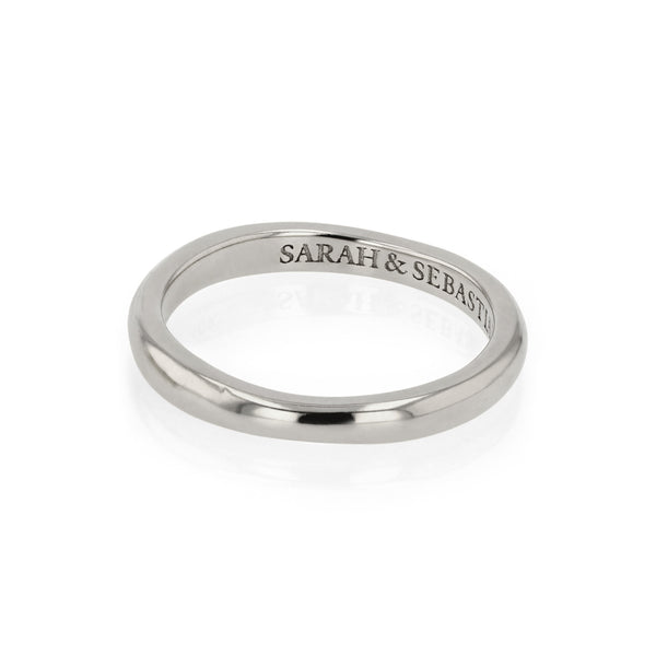 Molten Ring Unisex Silver | Sarah & Sebastian