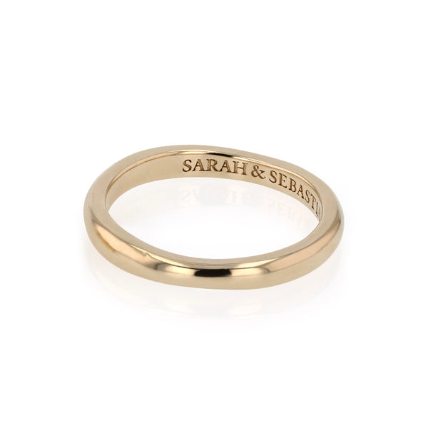 Molten Ring Unisex Gold | Sarah & Sebastian