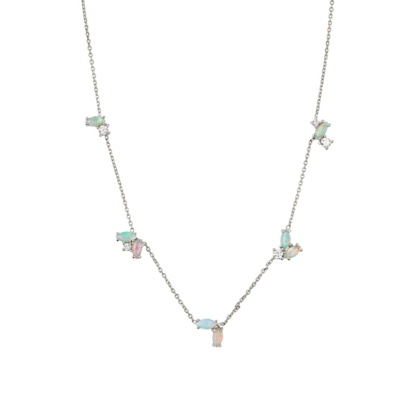 Nymph Opal Choker White Gold | Sarah & Sebastian