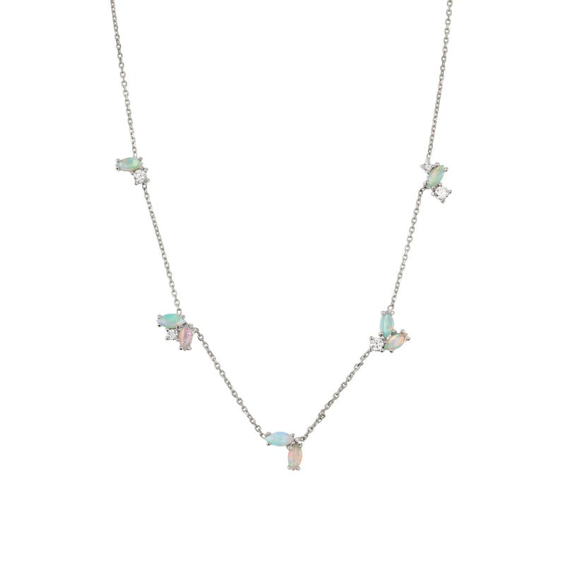 Nymph Opal Choker White Gold | Sarah & Sebastian