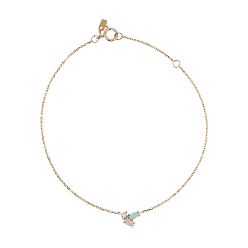 Nymph Diamond Bracelet Gold | Sarah & Sebastian