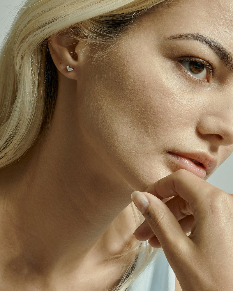 Nymph Diamond Earring I Gold | Sarah & Sebastian onBody