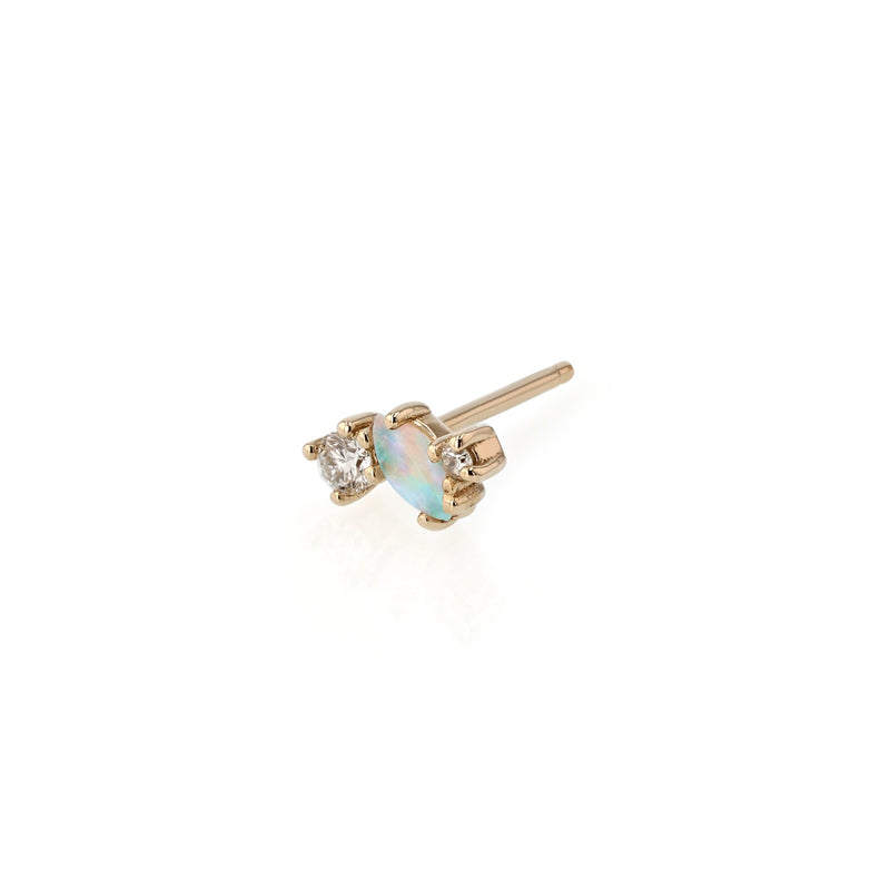 Nymph Diamond Earring V Gold | Sarah & Sebastian