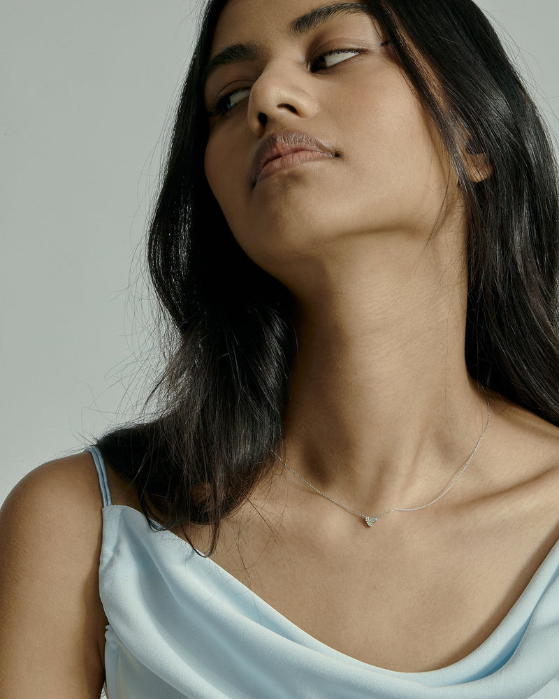 Nymph Diamond Necklace White Gold | Sarah & Sebastian onBody