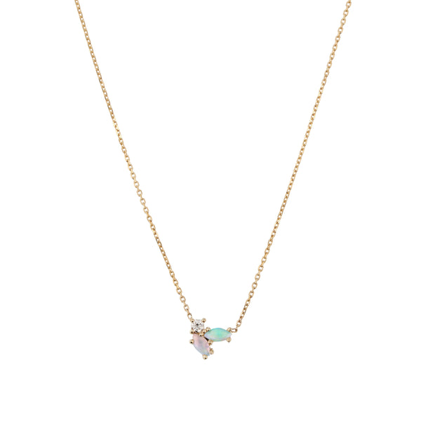 Nymph Diamond Necklace Gold | Sarah & Sebastian onBody