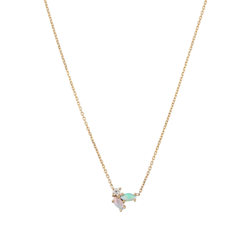 Nymph Diamond Necklace Gold | Sarah & Sebastian onBody