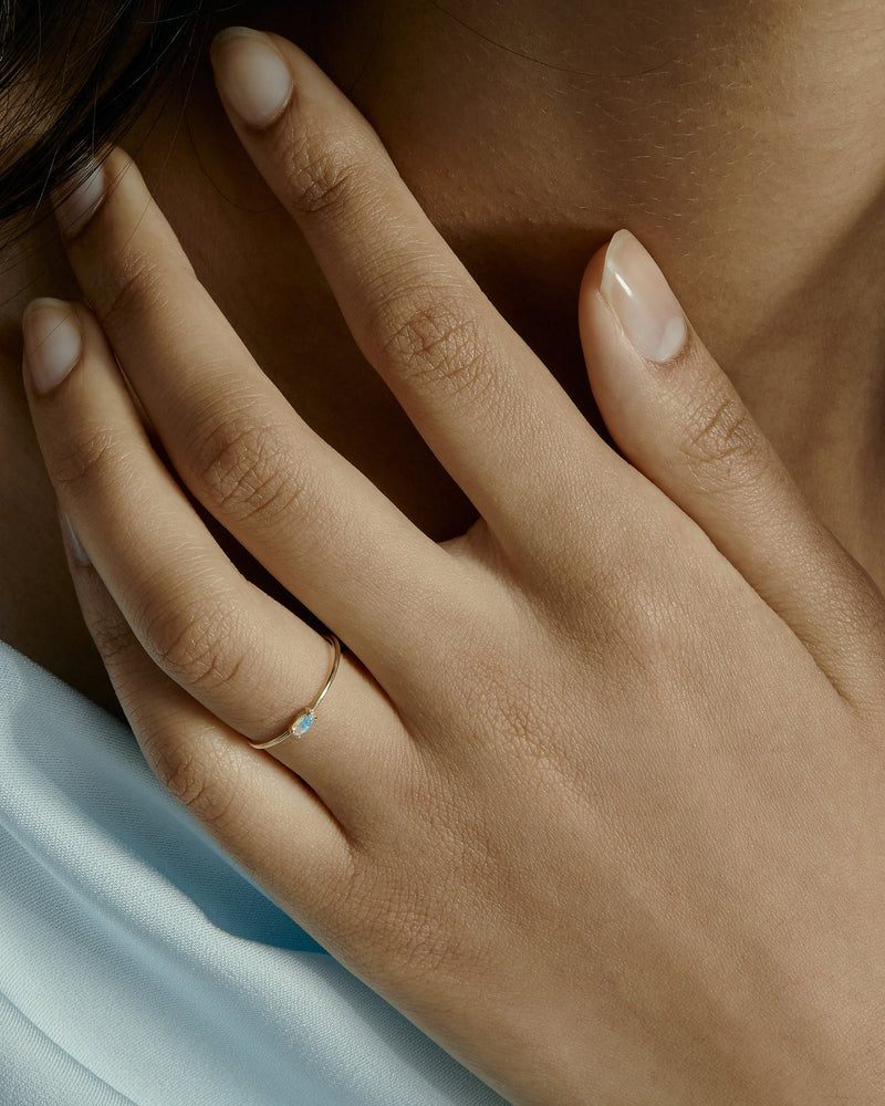 Nymph Opal Ring Gold | Sarah & Sebastian onBody