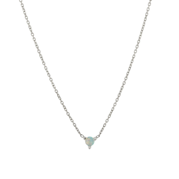 Opal Element Necklace Silver | Sarah & Sebastian