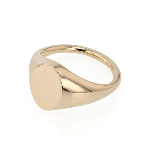 Oval Signet Gold | Sarah & Sebastian