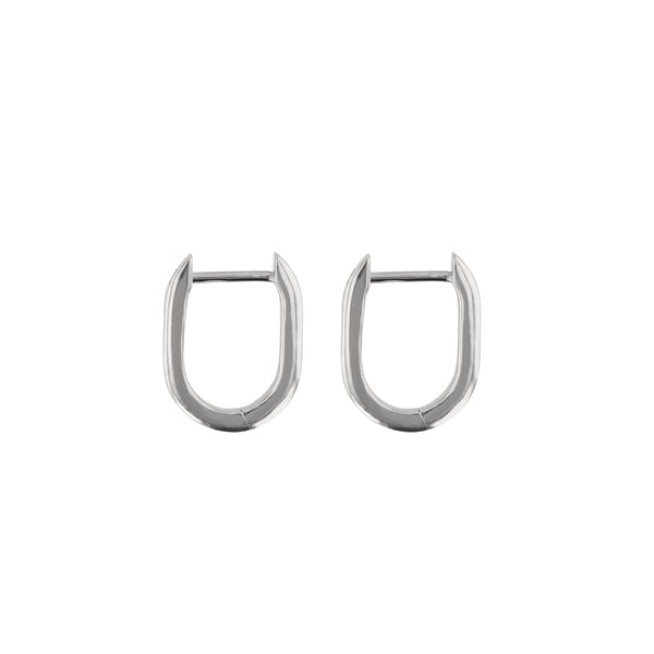 Petite Diamond Channel Hoop Gold | Sarah & Sebastian