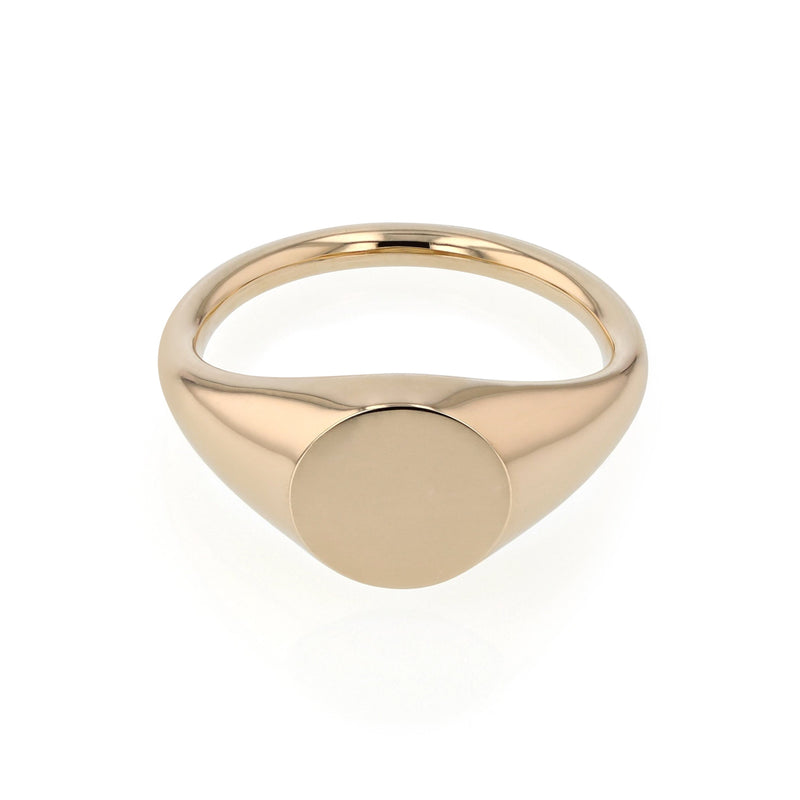 Round Signet Gold | Sarah & Sebastian