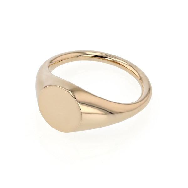 Round Signet Gold | Sarah & Sebastian