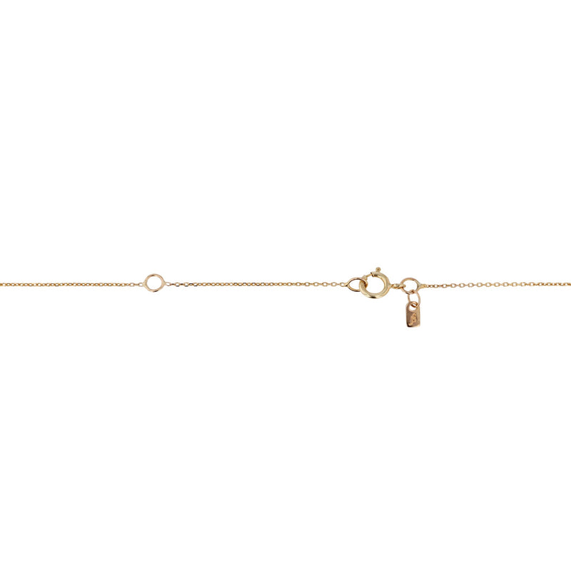 Tube Fine Chain Necklace Yellow Gold | SARAH & SEBASTIAN