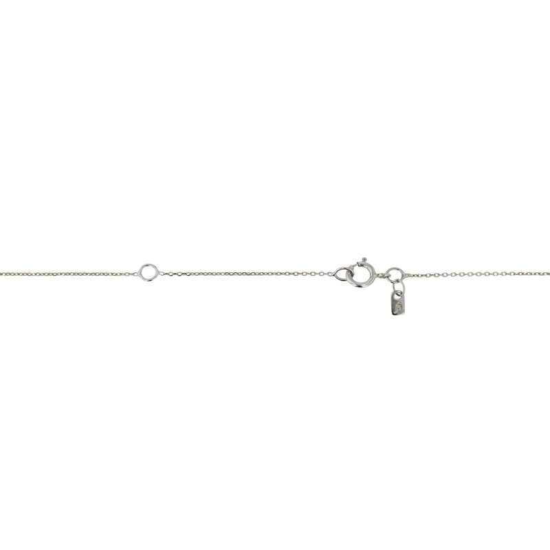 Lunette Pendant Necklace White Gold | SARAH & SEBASTIAN