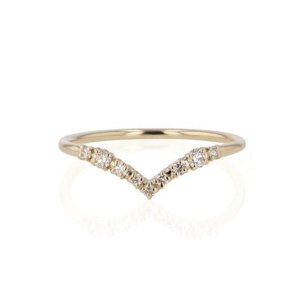 Salt Diamond Drop Ring Gold | Sarah & Sebastian