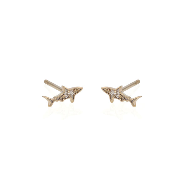 Shark Diamond Earrings