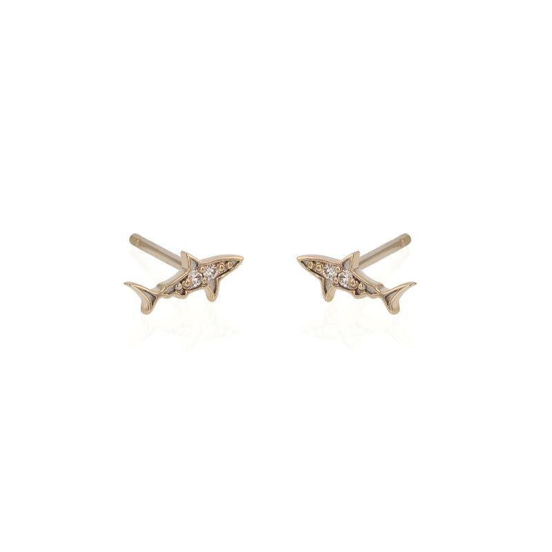 Shark Diamond Earrings