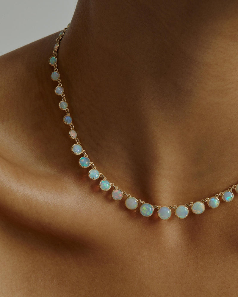 Statement Chroma Opal Chain Gold | Sarah & Sebastian onBody