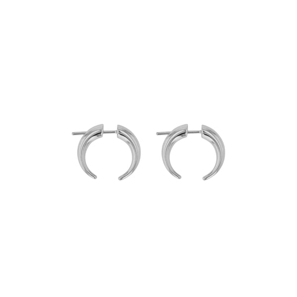 Stinger Huggie Earrings Silver | Sarah & Sebastian