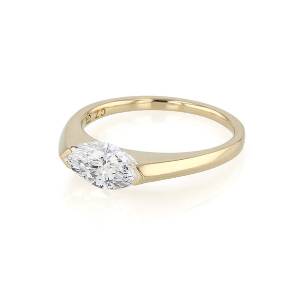 Suspense Marquise Diamond Ring Gold | Sarah & Sebastian