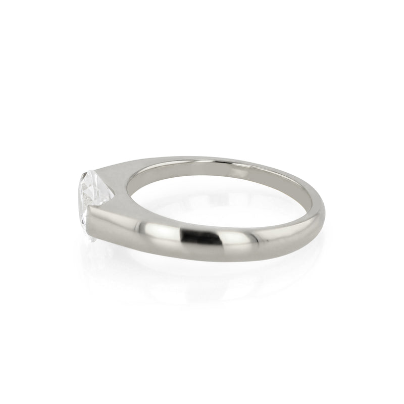 Suspense Pear Diamond Ring White Gold | Sarah & Sebastian