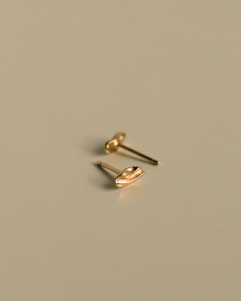 Tiny Atlas Earrings Gold | Sarah & Sebastian onBody