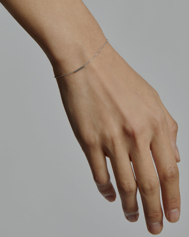 Tube Bracelet Silver | Sarah & Sebastian onBody