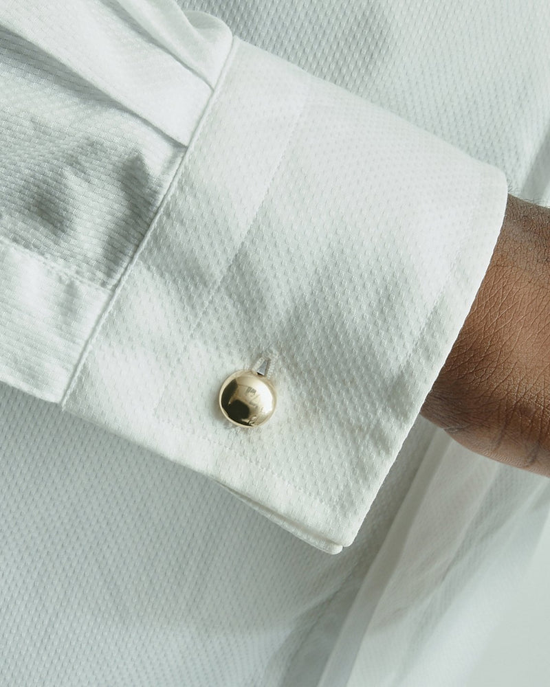 Void Cufflinks Gold | Sarah & Sebastian onBody